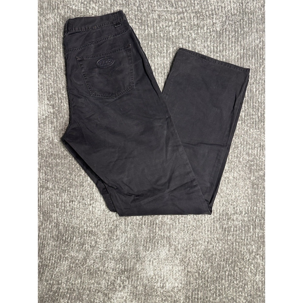 Versace Classic V2 Men's Pants 38 Black Cotton Straight Leg Casual